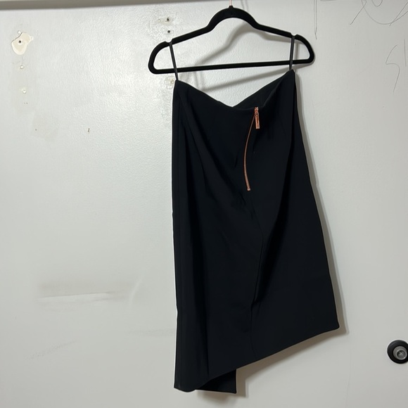 Ted Baker Black NIMMO Wrap Pencil Skirt Size 10 (Ted Baker Sizing 4) - Picture 3 of 6